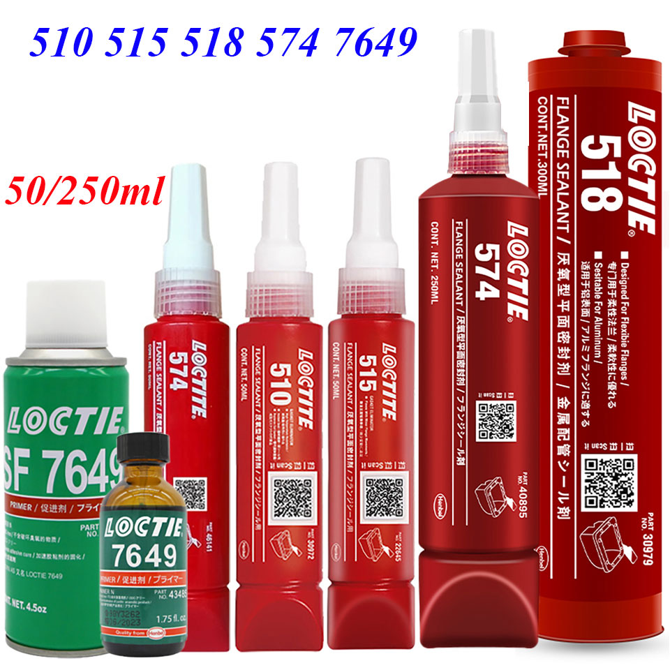 Герметик фланцеый, маслостойкий, высокотемпературный до 200°, Loctite 510, 50мл. Loctite - фото 1