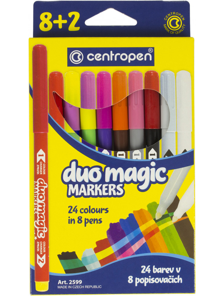Фломастеры, 10цв., Duomagic 2599, ассорт. Centropen - фото 3