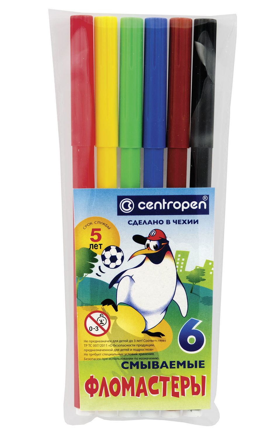 Фломастеры, 6цв., 7790 Птицы, ассорт. Centropen - фото 4