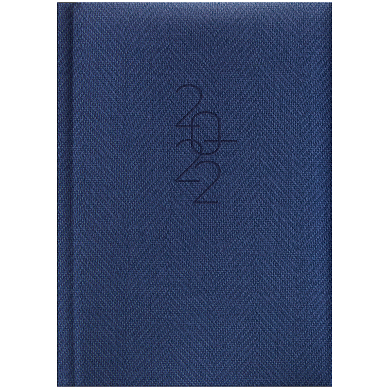 Щоденник датований 2022 кишеньковий Tweed, 10х14см., син. Brunnen - фото 2