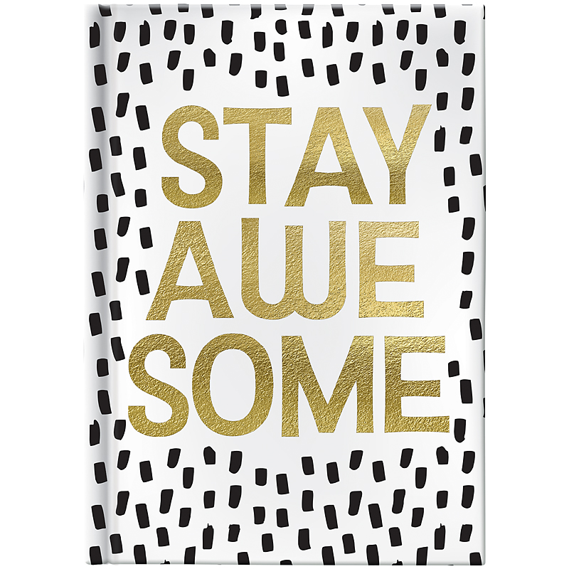 Ежедневник датированный 2022 карманный Графо Stay awesome, 10х14см. , бел. Brunnen - фото 3