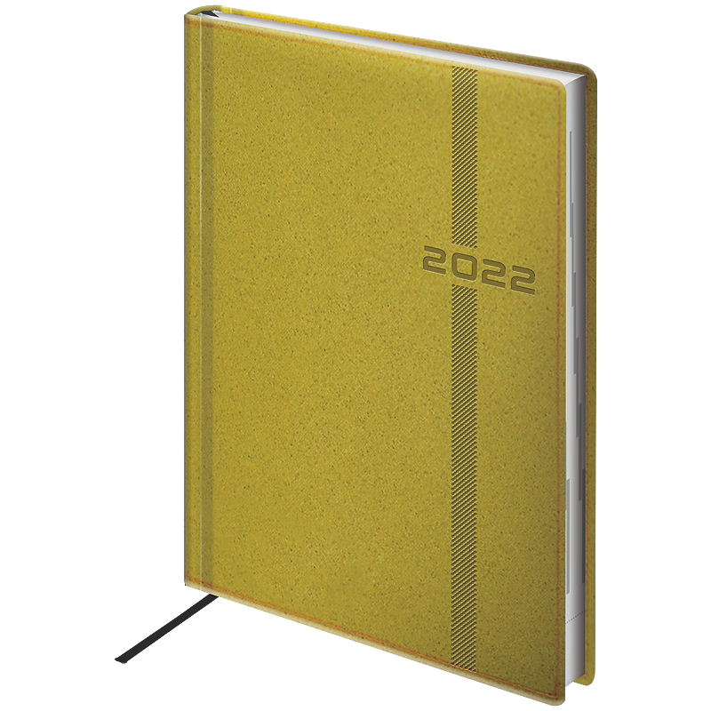 Ежедневник датированный 2022 Стандарт Melavir, 14,5х20,6см., желт. Brunnen - фото 3