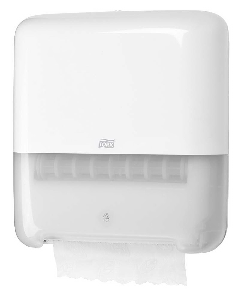 Диспенсер для полотенец в рулонах, пластик Elevation, (H1),  бел. Tork - фото 6