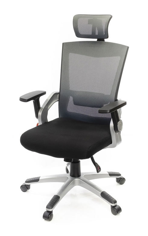 Кресло для персонала Прима PL HR ANF, серый АКЛАС - фото 2