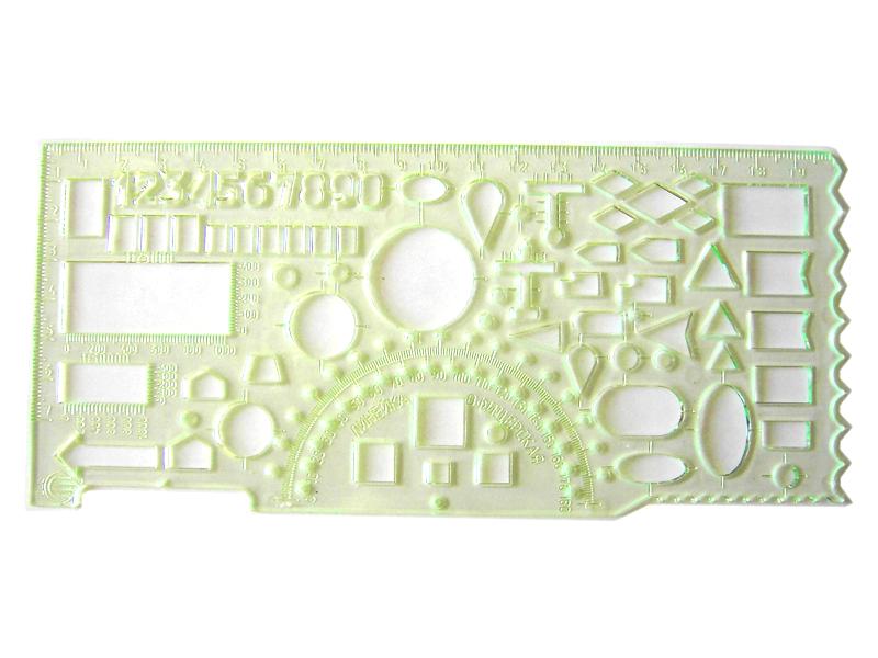 Линейка-трафарет 