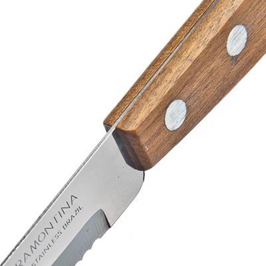 Нож для стейка Tradicional, 127мм. лезвие, нержавеющая сталь, 2шт./уп. Tramontina - фото 4