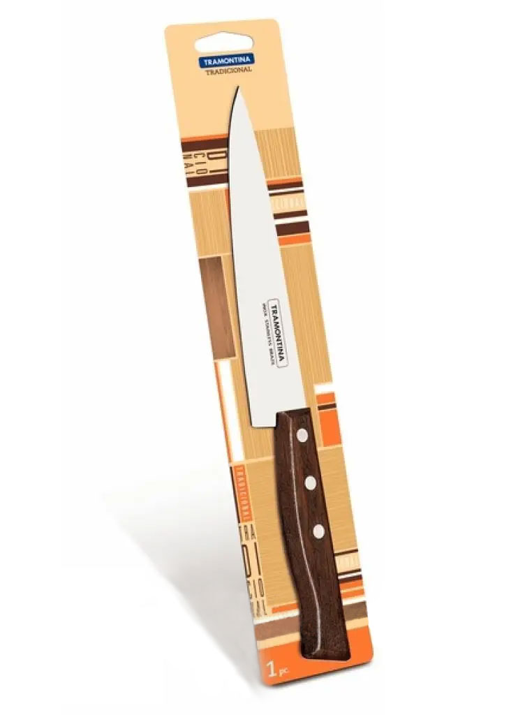 Нож кухонный Tradicional, 178мм. лезвие, нержавеющая сталь Tramontina - фото 4