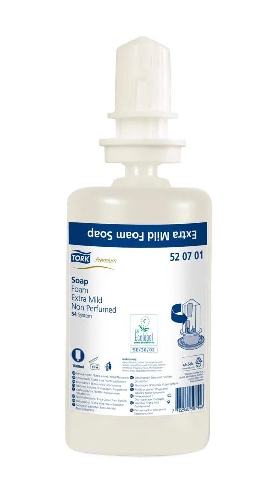 Мыло-пена жидкое, 1000мл., 2500 порций, в кассете для диспенсера, Premium Tork - фото 3