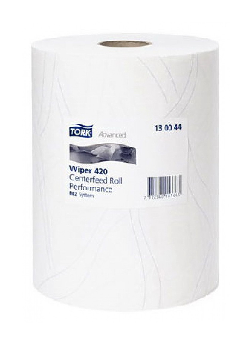 Полотенца рулонные с центральной вытяжкой 2-х сл, 125м., ширинина рул.-23,5см., система-M2, бел. Tork - фото 1