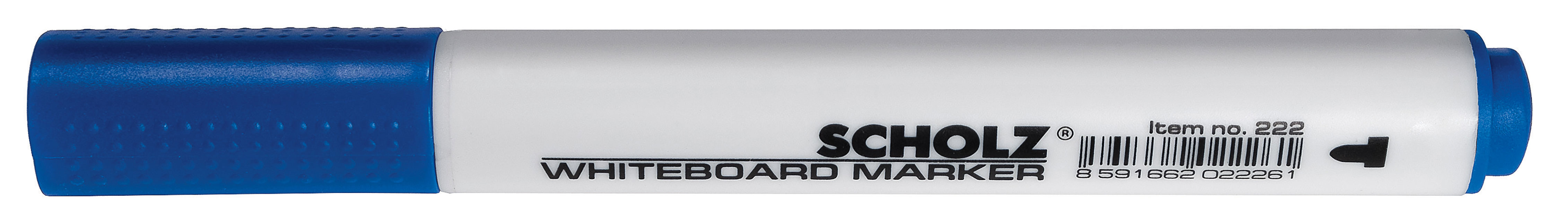 Маркер для дошок, круглий наконечник 1-2мм., син. Scholz - фото 2