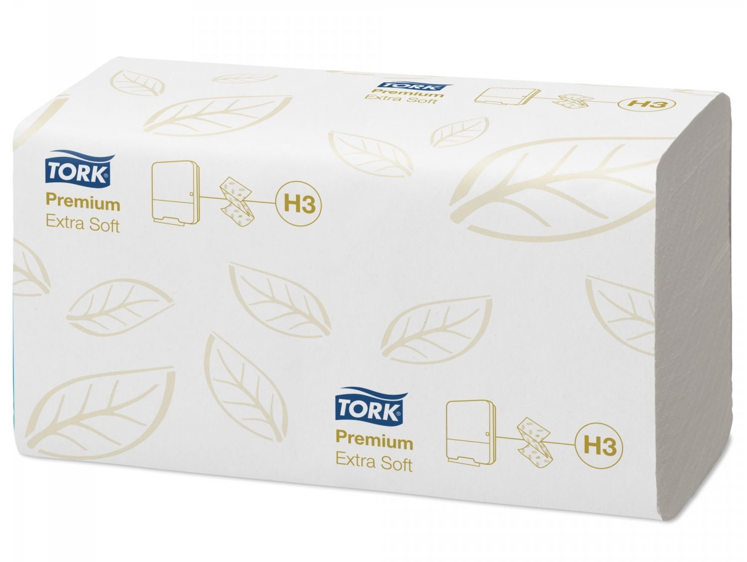 Рушники ZZ(C)-складка, 2 шари, 200 лист.(22,6*11,5/23см.) Extra Soft, (H3),  біл. Tork - фото 1