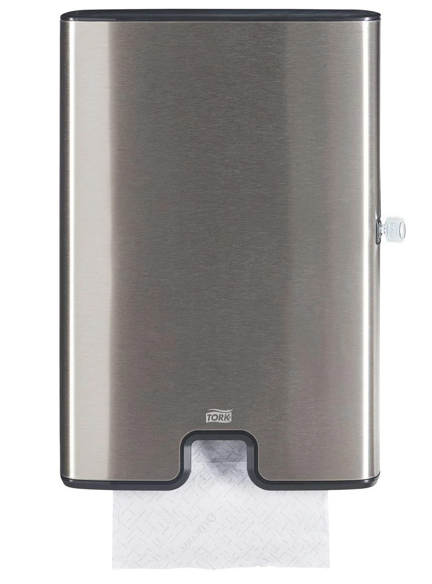 Тримач для рушників узкопанельних, алюміній, Image Design, (H2), сірий Tork - фото 6