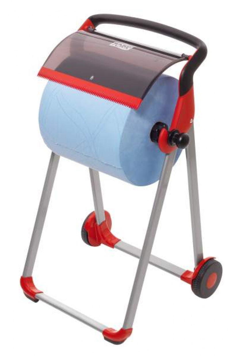 Тримач для матеріалів в рулоні Tork Performance, підлоговий, (W1), черв./чорн. Tork - фото 4