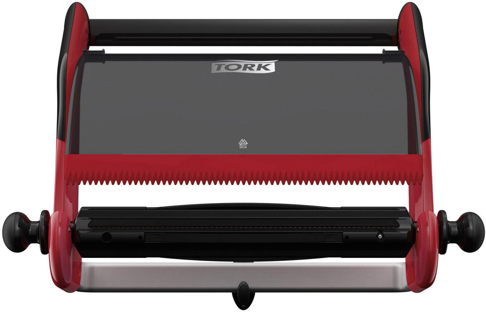 Диспенсер для материалов в рулоне Tork Performance, настенный, (W1), красн./черный Tork - фото 4