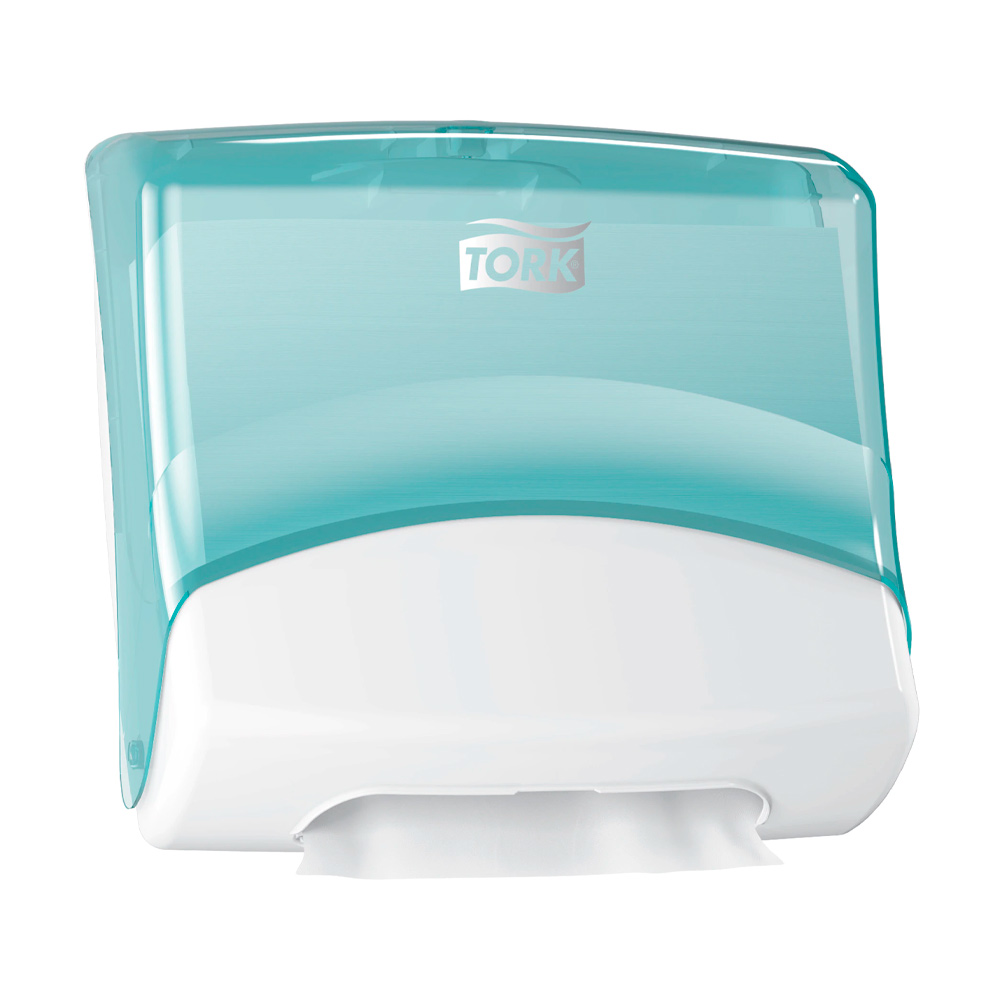 Диспенсер для материалов в салфетках Tork Performance, пластик, (W4), бел./бирюз. Tork - фото 6
