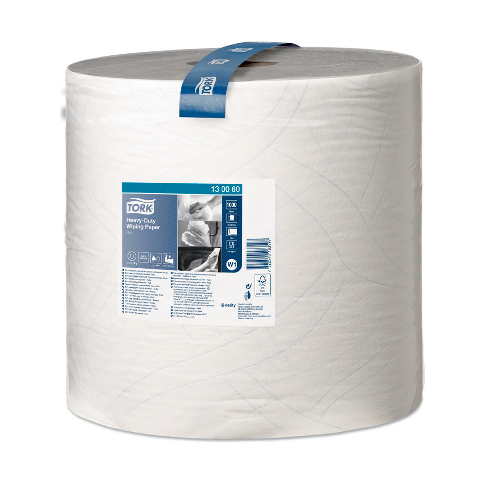 Протиральний папір великий рул, Tork Advanced 430, 2-х сл., 36,9*34см., 340м., 1000 листів, біл. W1 Tork - фото 2