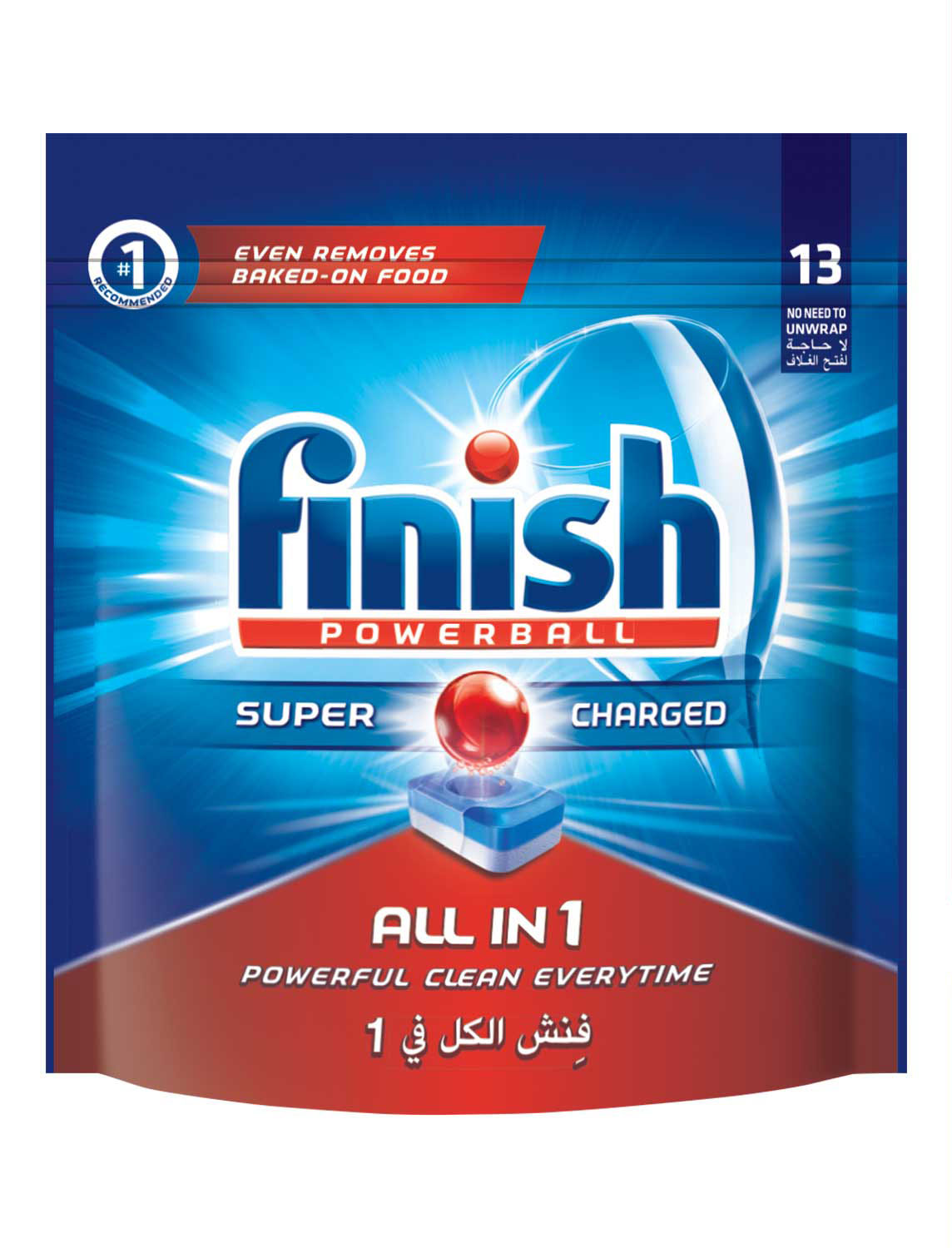 Таблетки для посудомийної машини All in 1, 13шт./уп. Finish - фото 4