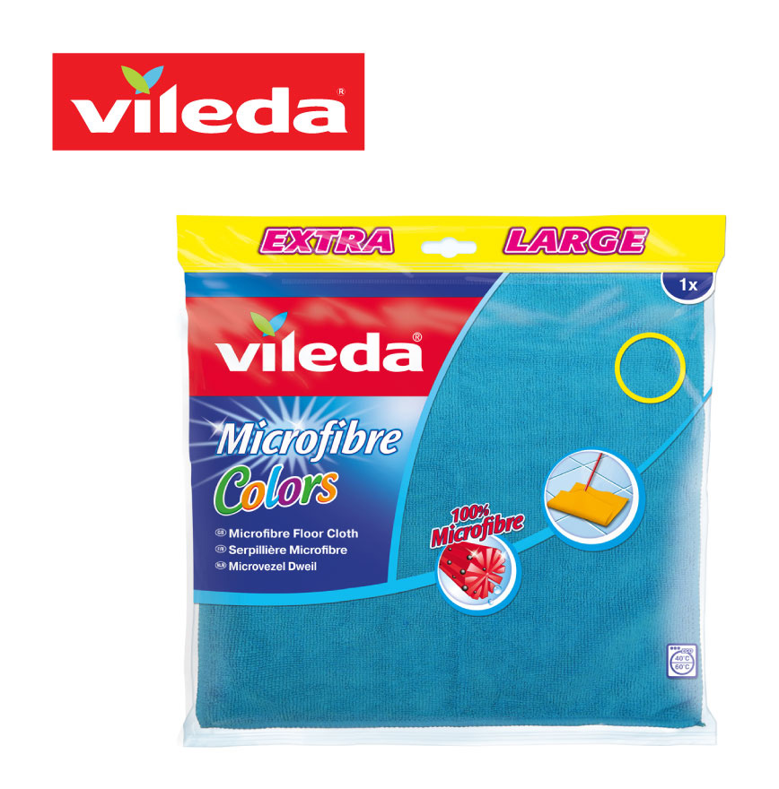Ганчірка для прибирання підлоги з мікрофібри, 48*60см., 1шт., асорті Vileda - фото 1