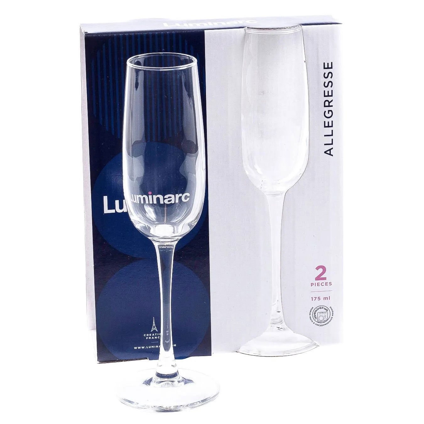 Бокал для шампанского, 175мл. ALLEGRESSE, 2шт./уп. Luminarc - фото 2