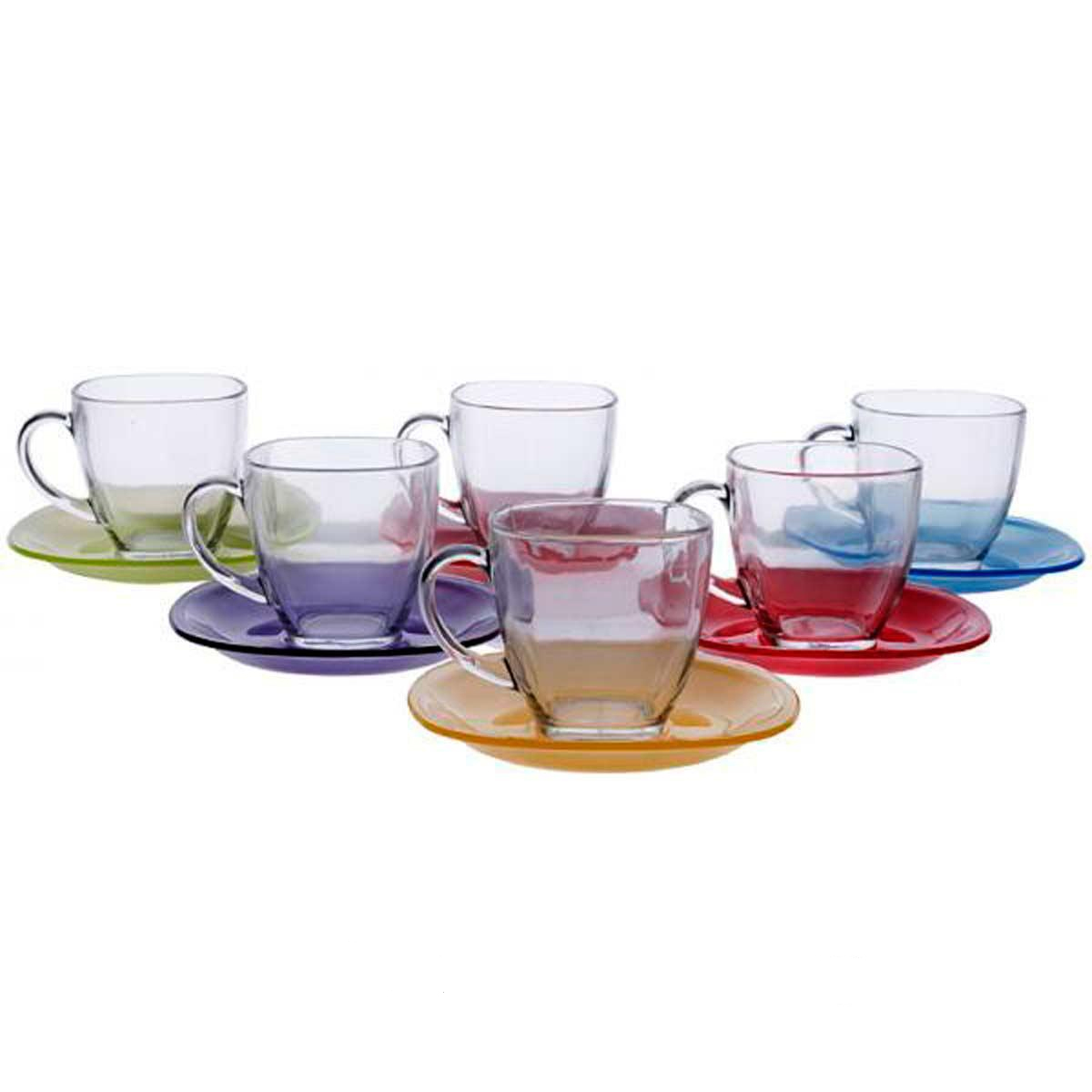 Сервіз для чаю на 6 персон Carina Rainbow 220мл. Luminarc - фото 1
