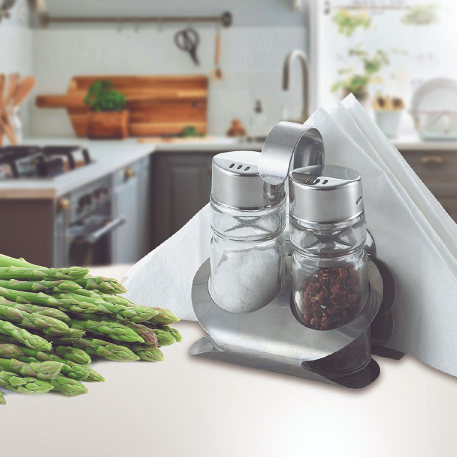 Набір для приправ і серветок на підставці Китай - фото 1