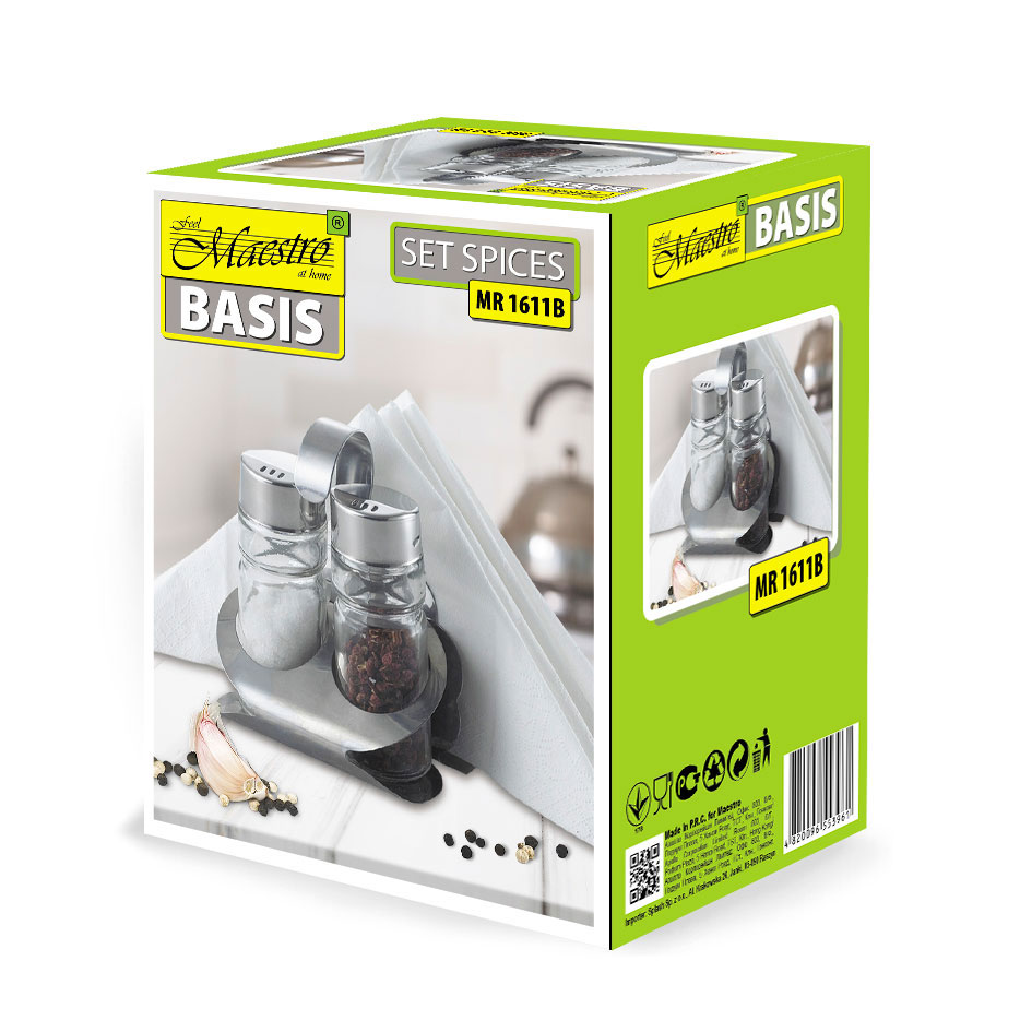 Набір для приправ і серветок на підставці Китай - фото 2