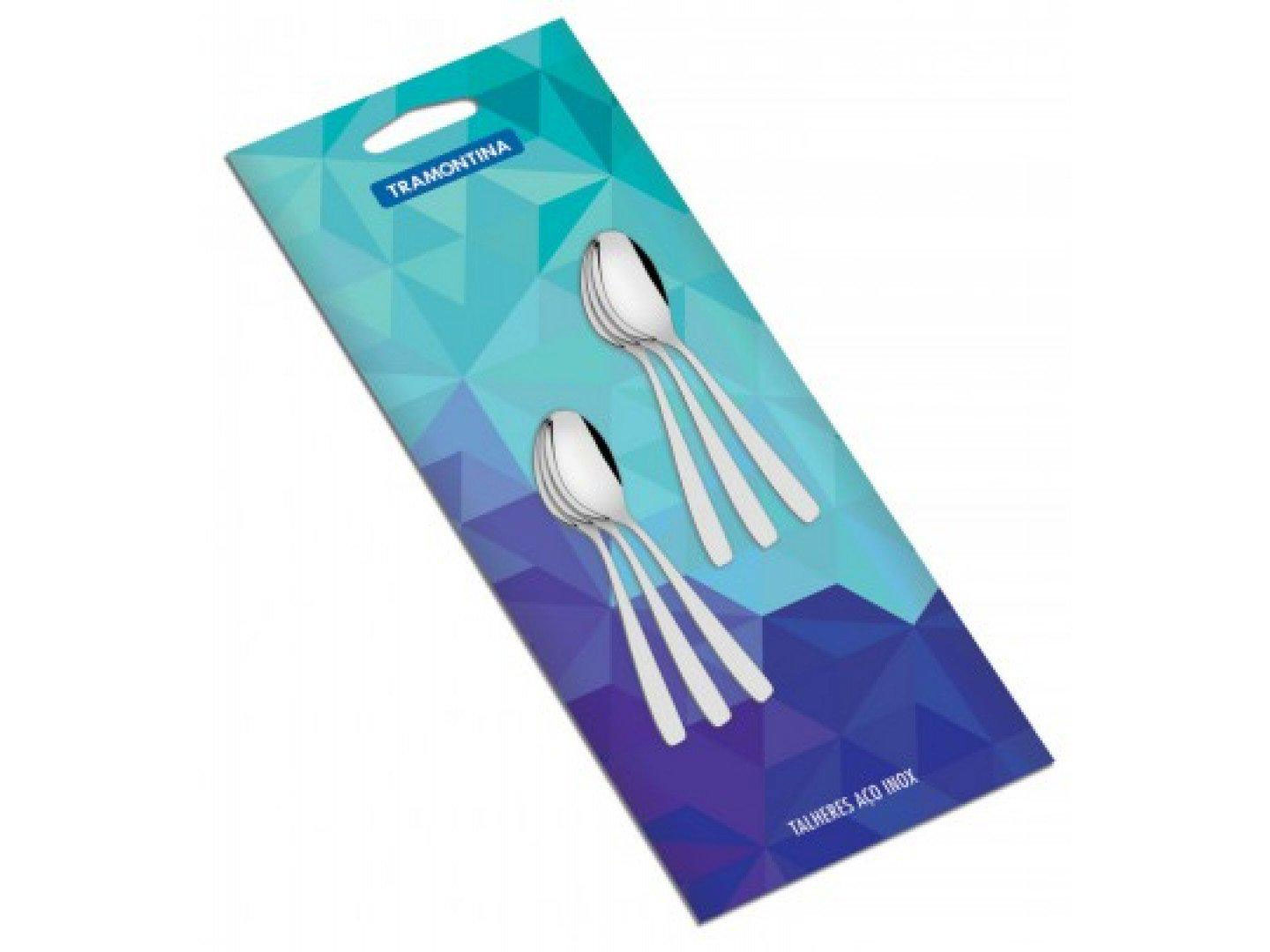 Ложка чайна металева COSMOS, 6шт./уп. Tramontina - фото 4