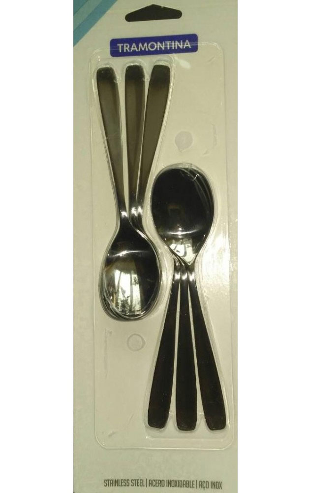 Ложка чайна металева COSMOS, 6шт./уп. Tramontina - фото 5