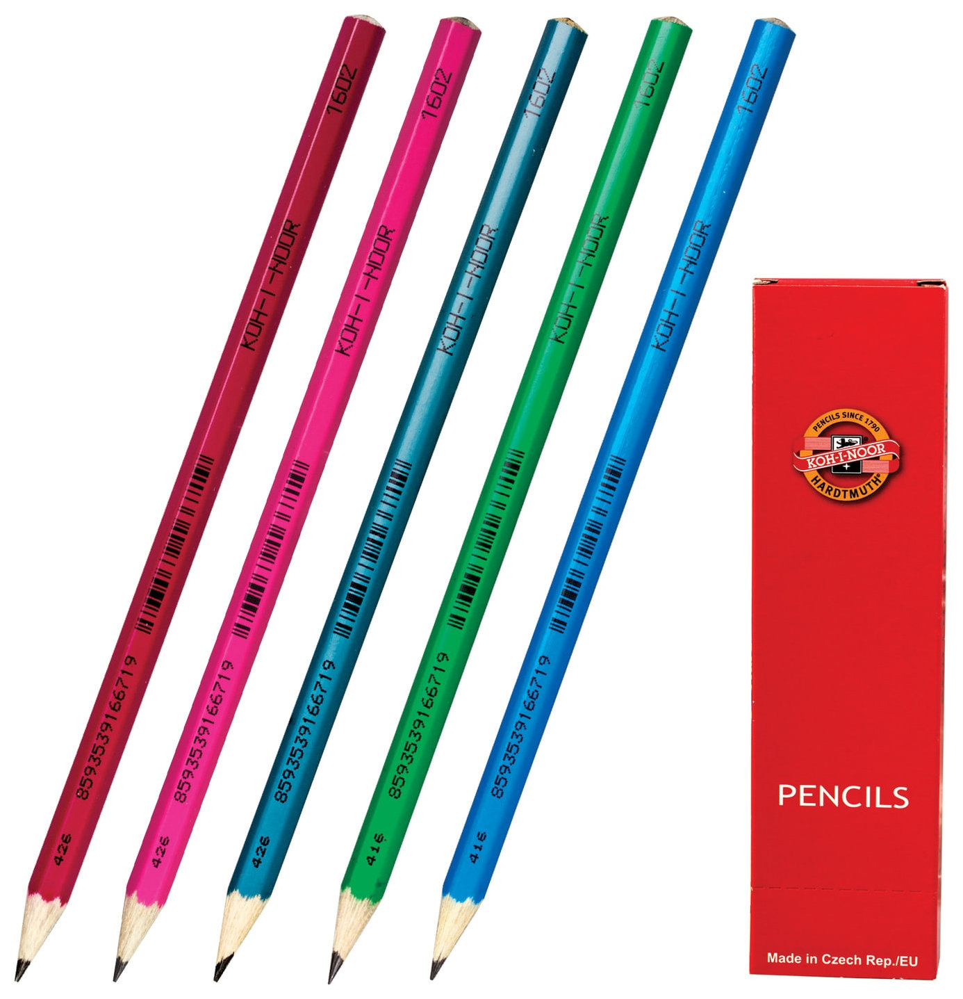 Карандаш простой графитный без резинки HB Astra Koh-i-noor - фото 1