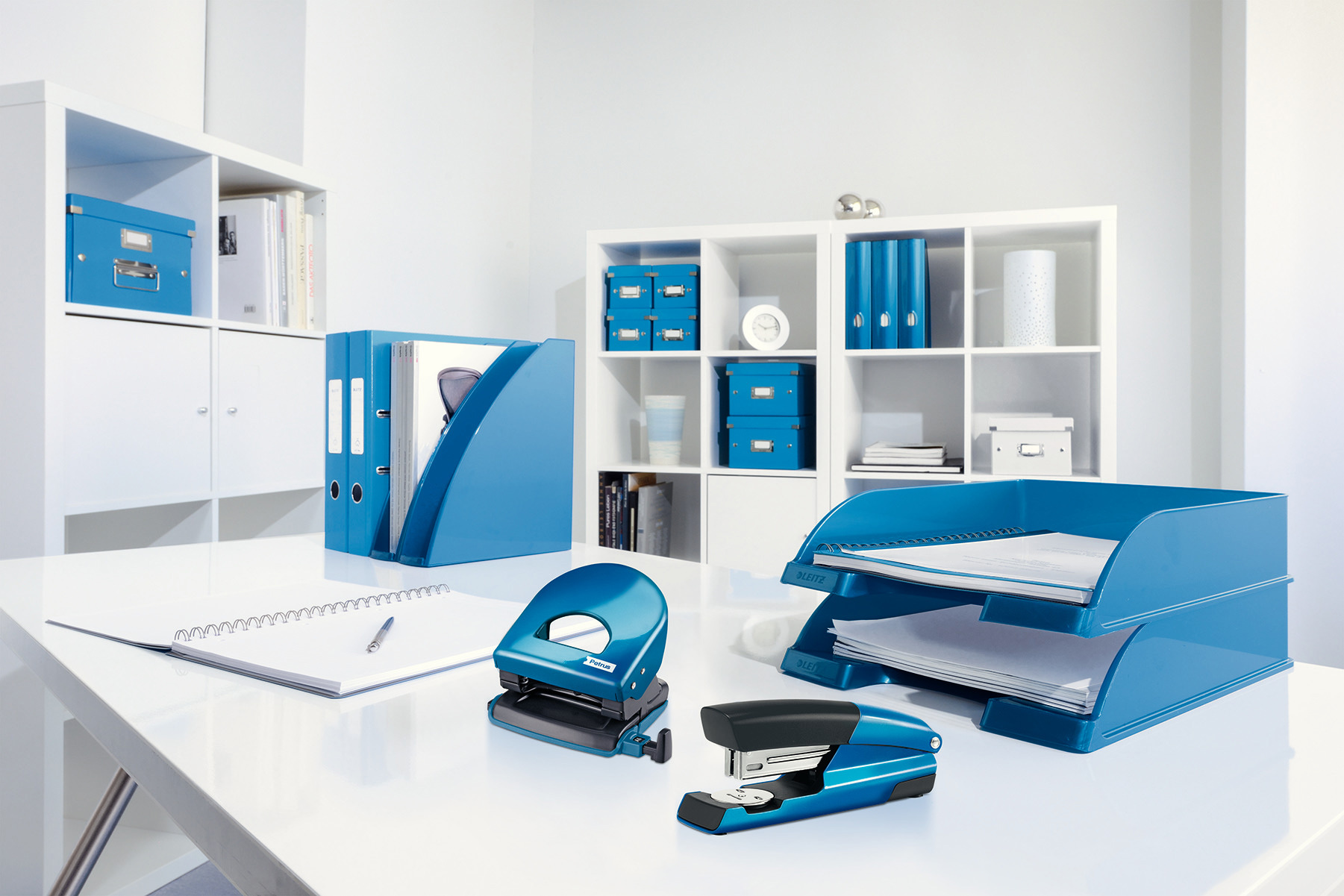 Лоток вертикальный Wow. метал., син. LEITZ - фото 2