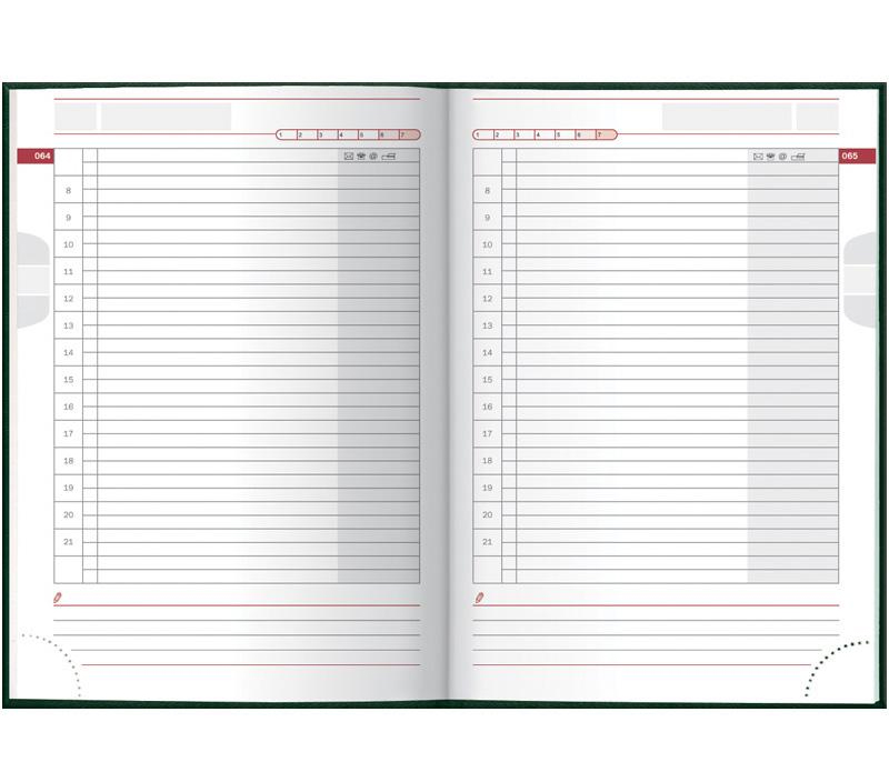 Щоденник недатований Агенда Torino, зелен. Brunnen - фото 2