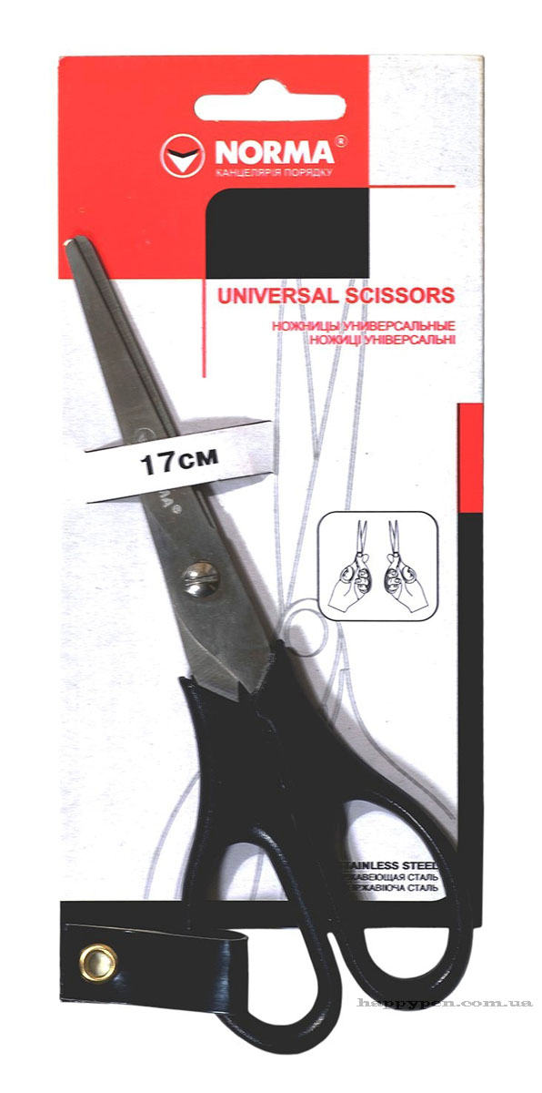 Ножницы 17см. универсальные NORMA - фото 1