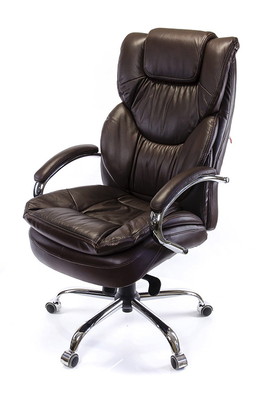 Кресло для руководителя Флорида CH MB, коричн. АКЛАС - фото 1