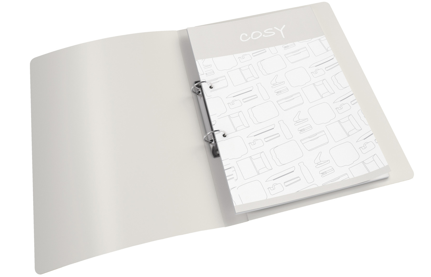 Папка А4, 25мм., 2кольца, Leitz Cosy, желт. LEITZ - фото 3