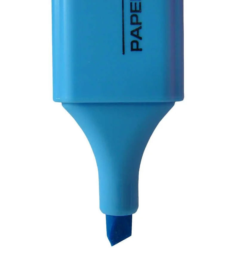 Маркер текстовый 210, 1-5мм. голуб. Scholz - фото 1