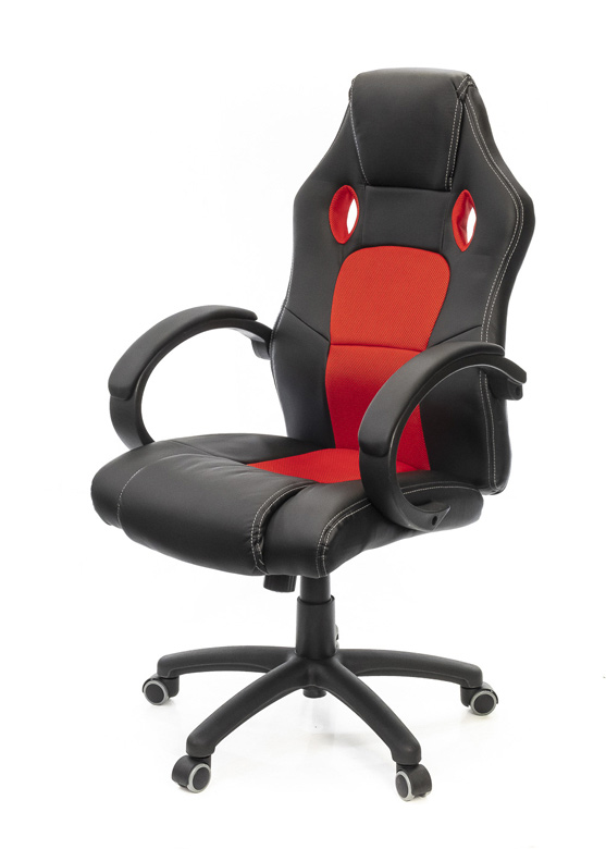 Кресло для персонала Анхель PL TILT, красн. АКЛАС - фото 2