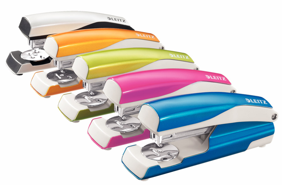 Степлер 24/6, 30л., Wow, метал. син. LEITZ - фото 1