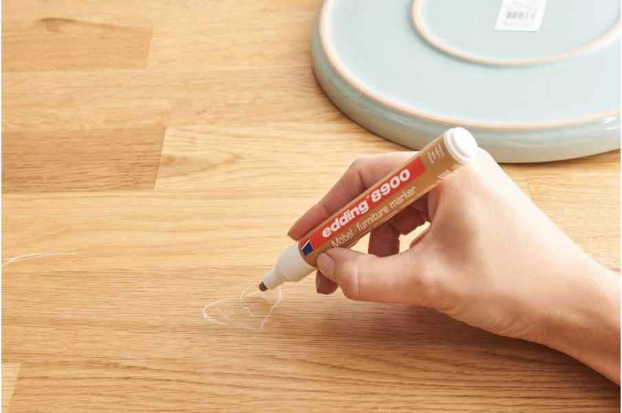 Маркер для меблів 8900, круглий накінечник 1,5-3мм. вільха середня Edding - фото 2