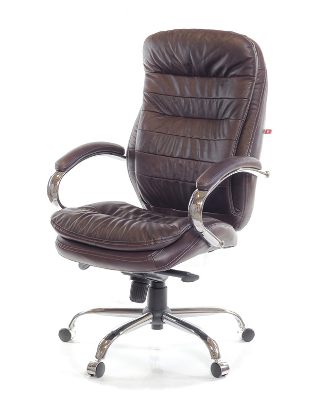 Кресло для руководителя Валенсия CH MB, коричн. АКЛАС - фото 1