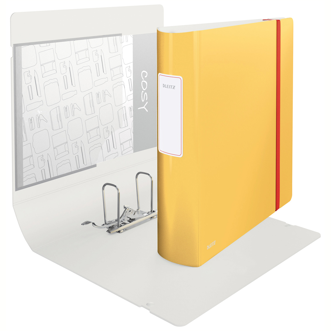 Реєстратор 8,2см. А4 (PP) 180мм., Active Cosy, жовт. LEITZ - фото 2