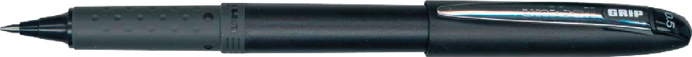 Ролер Uni-ball Grip micro 0.5мм., корпус чорн., ст. чорн. Uni - фото 4