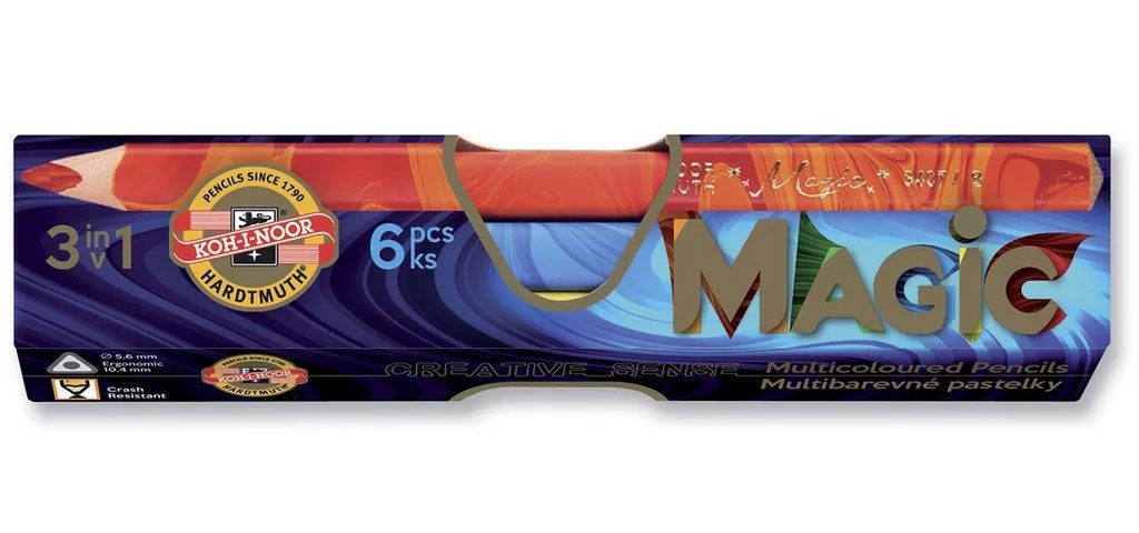 Карандаши цветные, 6цв., MAGIC Koh-i-noor - фото 1