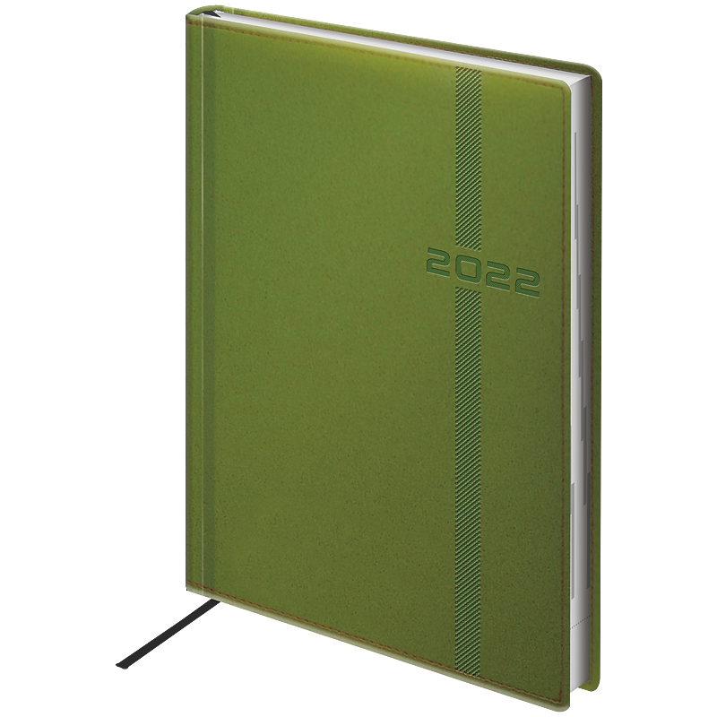 Щоденник датований 2022 Стандарт Melavir, 14,5х20,6см., св.-зел. Brunnen - фото 2