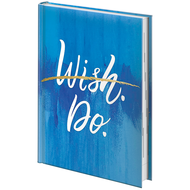 Ежедневник датированный 2022 Стандарт Графо Wish.Do, 14,5х20,6см. , голуб. Brunnen - фото 2