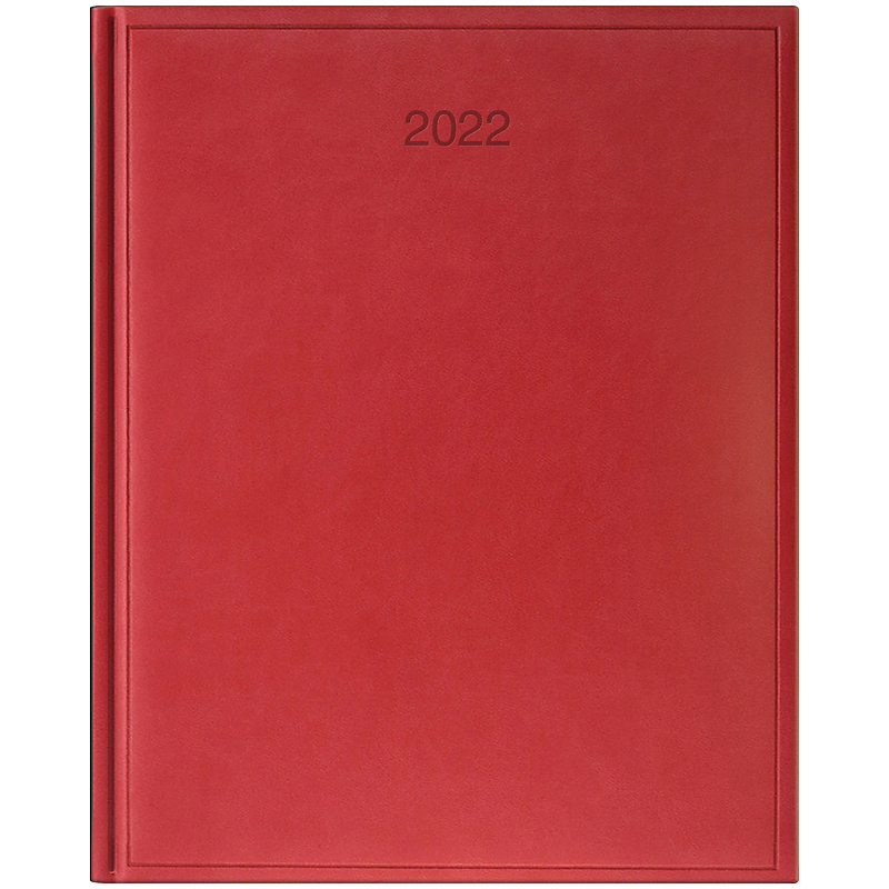 Щотижневик датований 2022 Бюро Torino, 21х26см., черв. Brunnen - фото 2