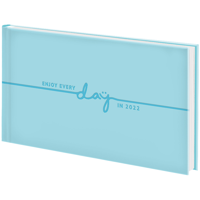 Еженедельник датированный 2022 карманный Torino Trend, 10х14см., голуб. Brunnen - фото 2