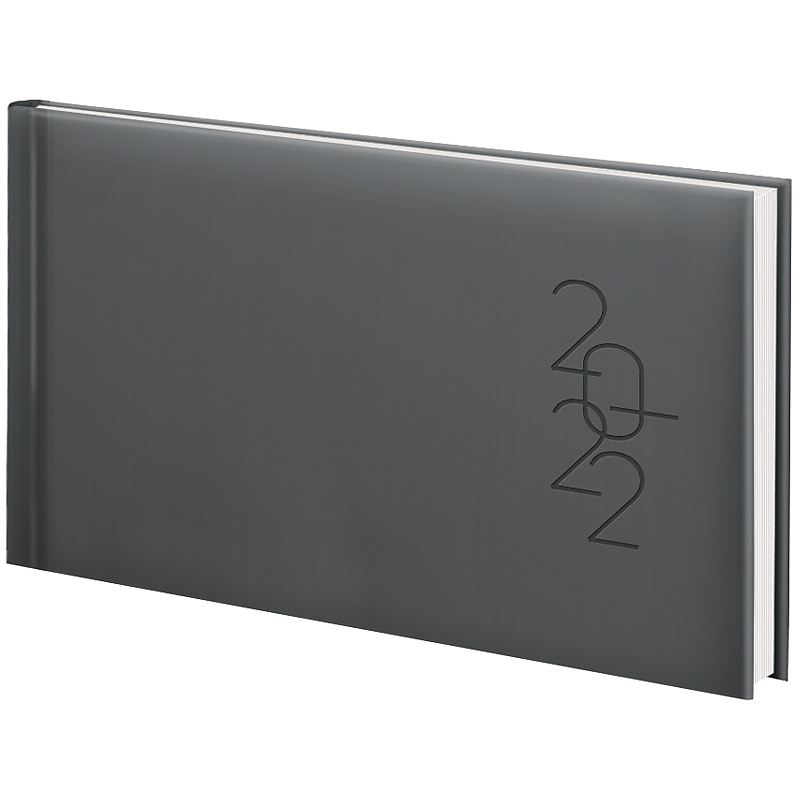 Еженедельник датированный 2022 карманный Графо, 21х26см., серебр. Brunnen - фото 2