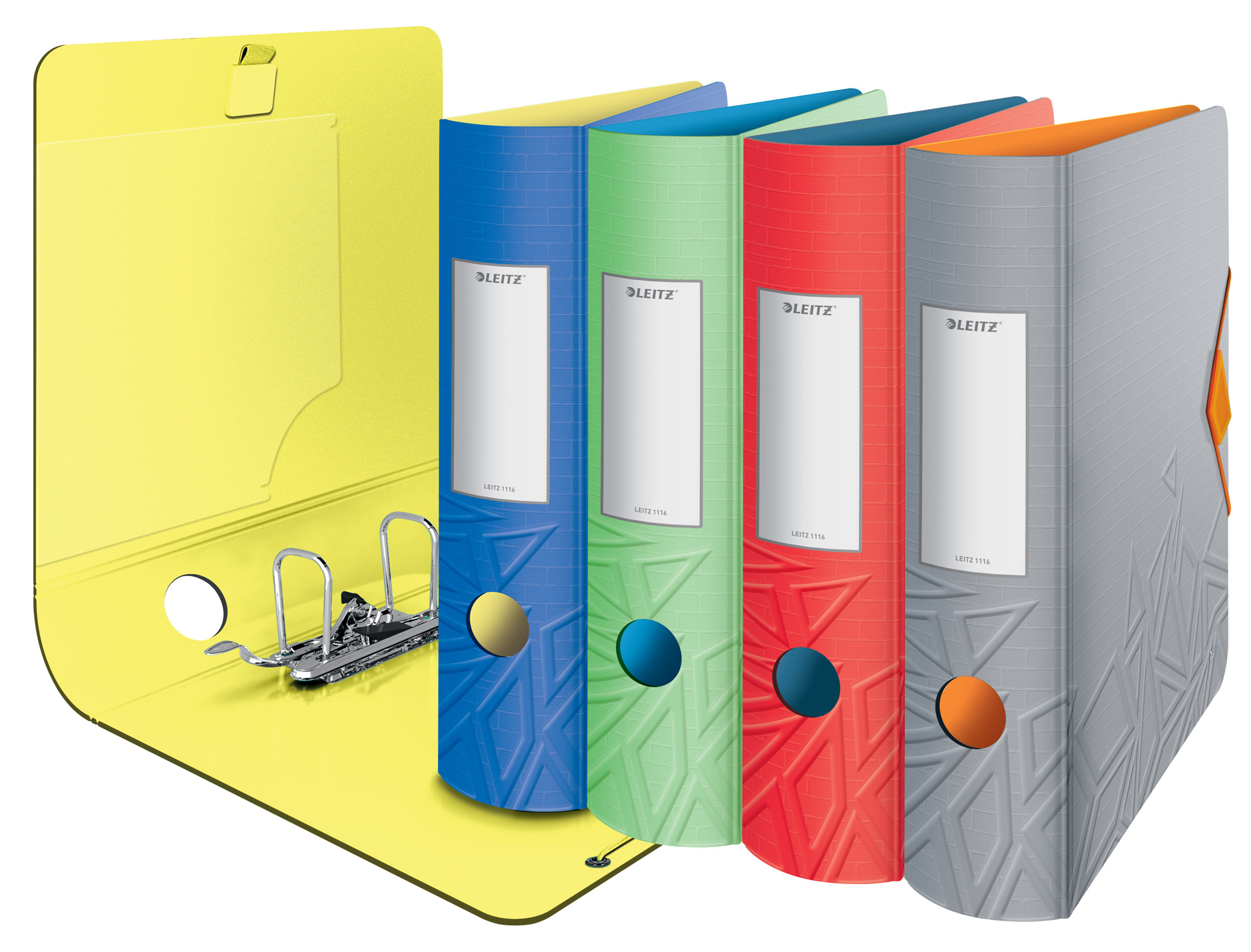 Реєстратор 8.2см. А4 (PP) Active Urban Chic 180°, зелен. LEITZ - фото 2