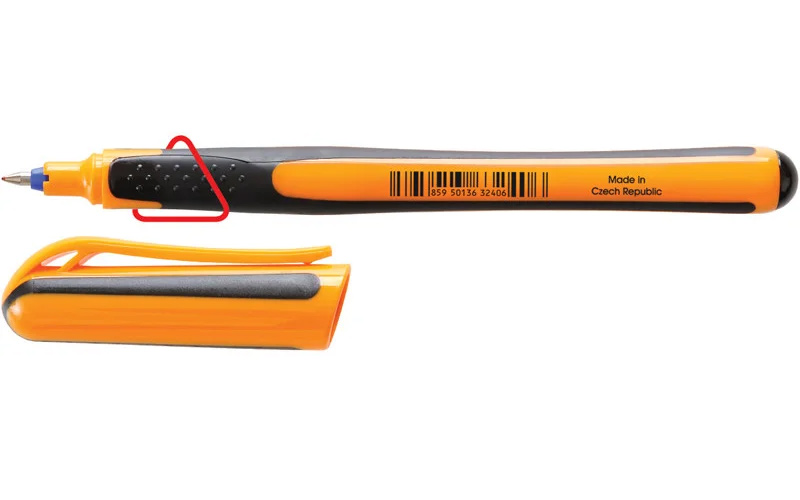 Ролер TORNADO COOL 0,3мм.(S), корпус чорн./помар., стрижень син. 4775 Centropen - фото 2