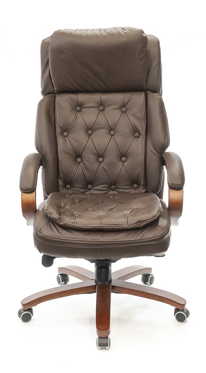 Кресло для руководителя Людовик EX MB, коричн. АКЛАС - фото 1